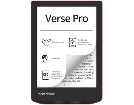 PocketBook Verse Pro 6", 16GB, червен на супер цени