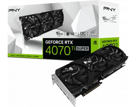 PNY GeForce RTX 4070 Ti Super 16GB VERTO OC DLSS 3 на супер цени