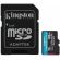 128GB microSDXC Kingston Canvas Go! Plus + SD Adapter, черен на супер цени