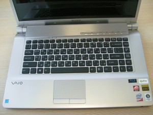 SONY Vaio - снимка клавиатура