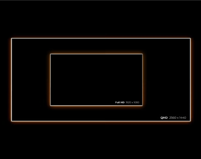 С резолюция 2560 x 1440, Quad HD (QHD) предлага превъзходно качество на картината и остри изображения, които разкриват и най-фините детайли. Широкоекранното съотношение на страните 16:9 осигурява достатъчно място за работа, плюс това ви позволява да се наслаждавате на игри или филми в оригиналния им размер.
