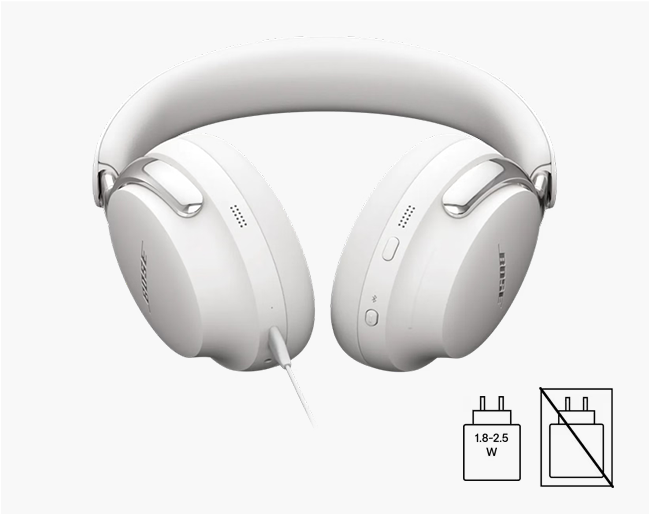 Съдържание на кутията на Bose QuietComfort Ultra (2-ро поколение)