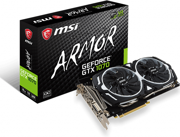 GTX 1070 8GB Armor OC