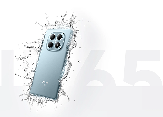 REDMI Note 15 5G поддържа IP65 прахо- и водоустойчивост, осигурявайки ефективна защита срещу пръски, прах и други очаквани ситуации, като се справя лесно с ежедневните предизвикателства.