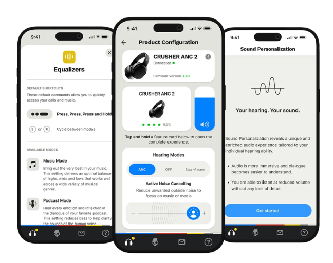 Приложението Skullcandy за управление на слушалките