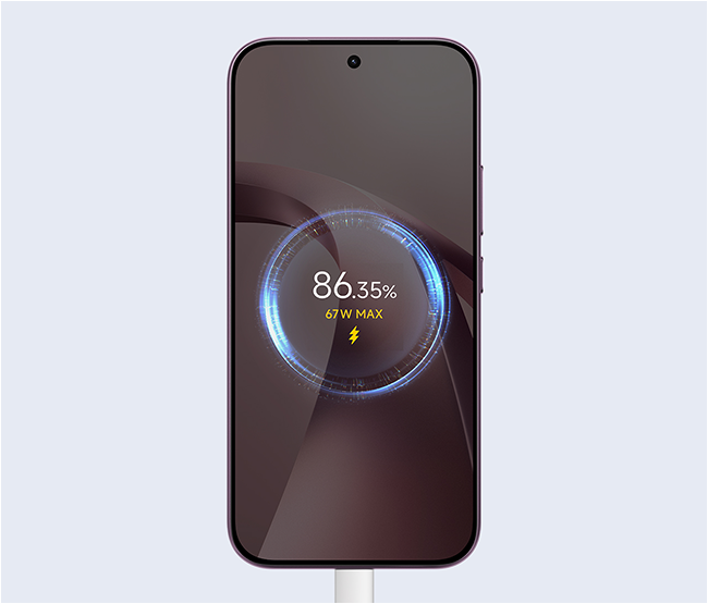 Поддържа 50 W PD/PPS бързо зареждане, по-широк набор от външни бързи зарядни протоколи, и до 22,5 W жично реверсивно зареждане за по-голяма гъвкавост 