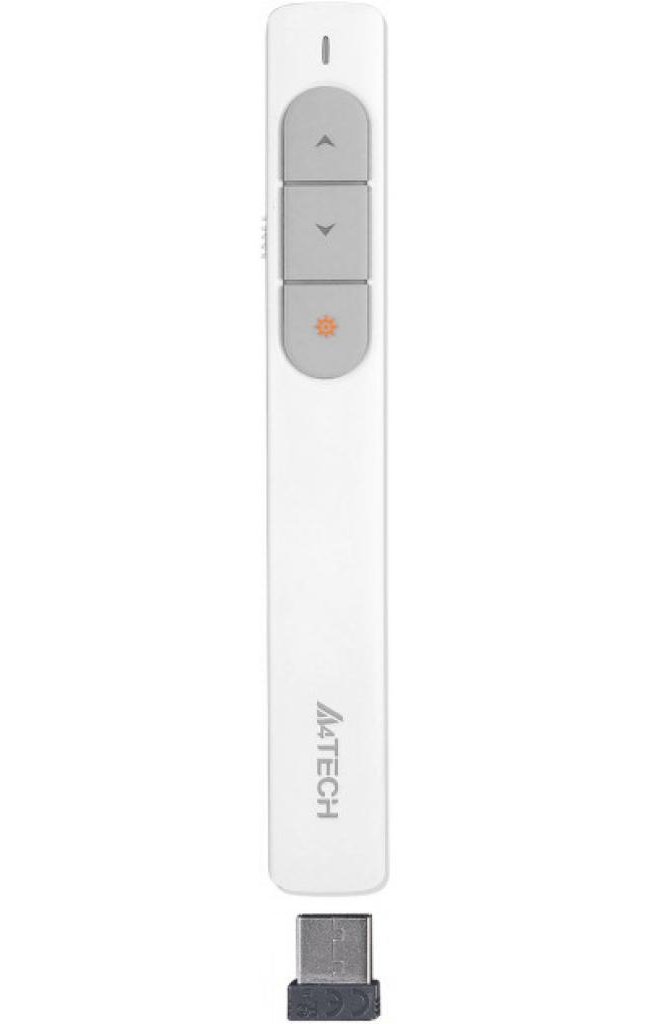 Безжичен презентер A4TECH LP15, бял - A4-PEN-LP15-WHITE A4-PEN-LP15 ...