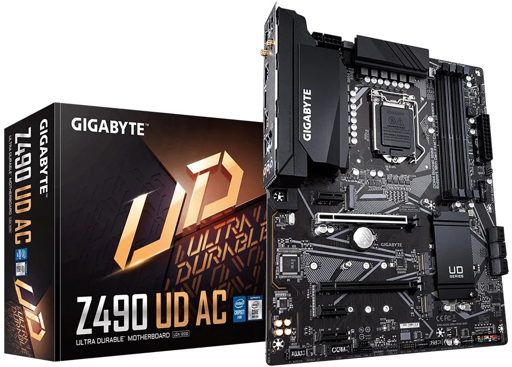 Gigabyte z490 ud горит светодиод vga