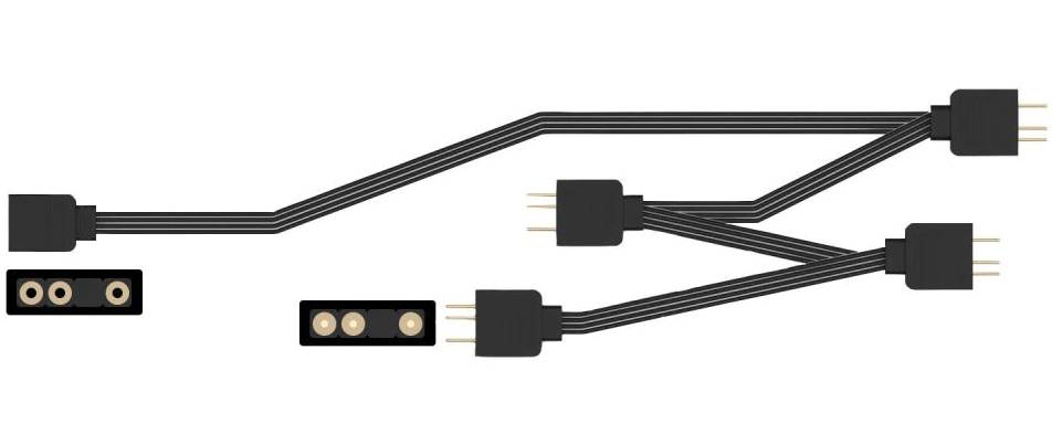 Id cooling fs 04. Кабель-разветвитель ID-Cooling FS-04 ARGB 5v/3 Pin. Разветвитель ID-Cooling FS-04. Кабель ARGB 3pin 5v 3. Разветвитель ID-Cooling FS-04, 4pin to 4x4pin PWM, RTL.