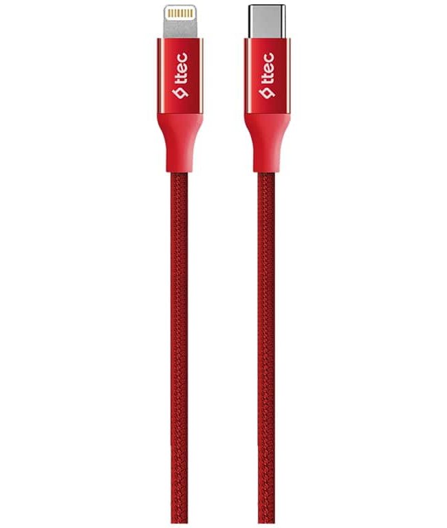 Кабел ttec AlumiCable USB Type-C към Lightning - 8694470827681 ...