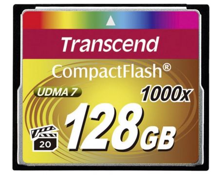 128GB CF Transcend, черен на супер цени