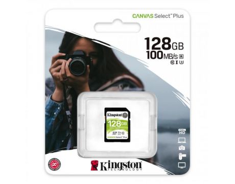 128GB SDHC Kingston Canvas Select Plus на супер цени