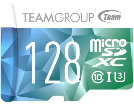 128GB microSDXC Team Group Color, син + SD Адаптер на супер цени