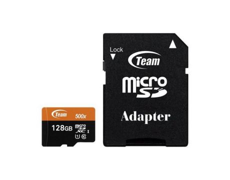 128GB microSDXC Team Group + SD адаптер на супер цени