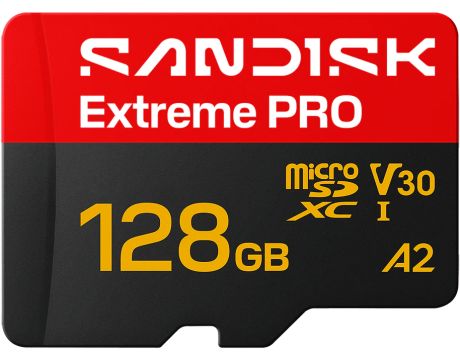 128GB SanDisk Extreme Pro, черен/червен на супер цени