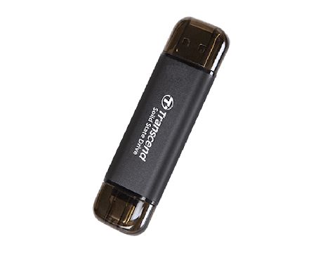128GB SSD Transcend ESD310C, черен на супер цени