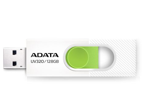 128GB ADATA UV320, бял/зелен на супер цени