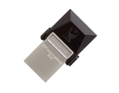 16GB Kingston DataTraveler microDuo, черен / сив на супер цени