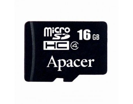 16GB microSDHC Apacer AP16GMCSH4-R, черен на супер цени