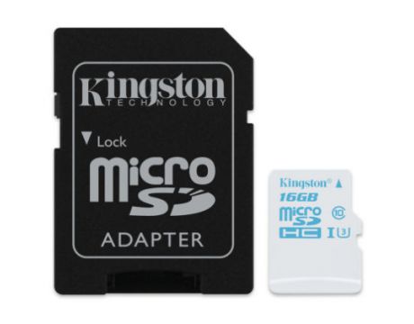 16GB microSDHC Kingston, Бял на супер цени