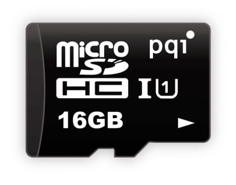 16GB microSDHC PQI, Черен на супер цени