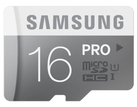 16GB microSDHC Samsung PRO, сив / сребрист на супер цени