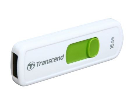 16GB Transcend JetFlash 530, бял/зелен на супер цени