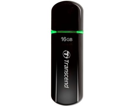 16GB Transcend JetFlash 600, черен/зелен на супер цени