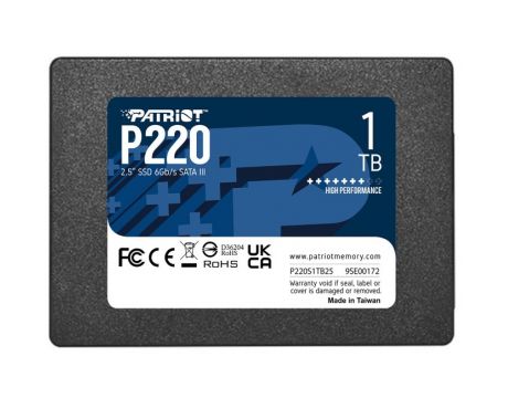 1TB SSD Patriot P220 на супер цени