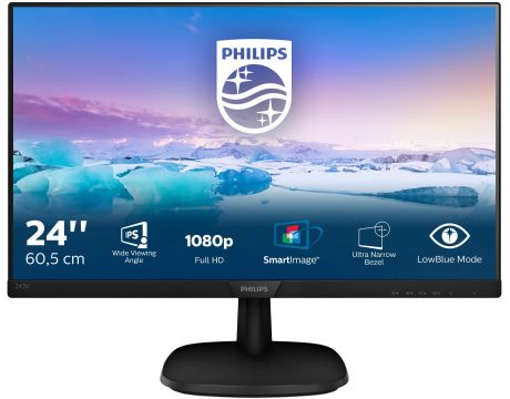 23.8" Philips V Line 243V7QJABF на супер цени