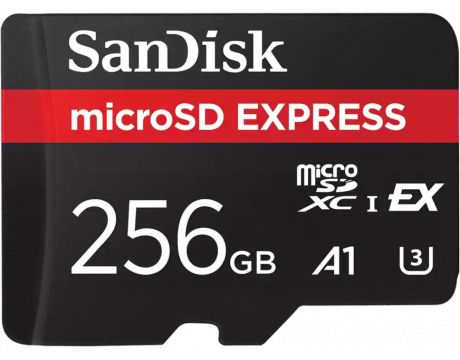 256GB microSDXC SanDisk Express, черен на супер цени