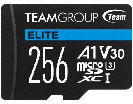 256GB microSDXC Team Group Elite A1, черен на супер цени
