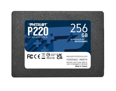256GB SSD Patriot P220 на супер цени
