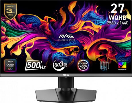 26.5" MSI MAG 272QP QD-OLED X50 на супер цени