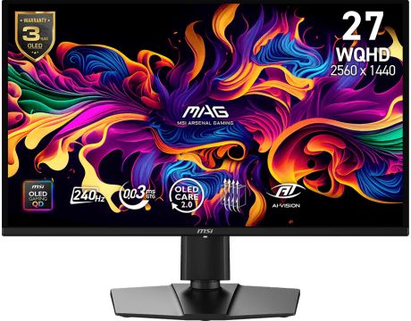 26.5" MSI MAG 274QP QD-OLED X24 на супер цени