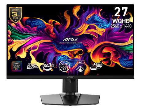 26.5" MSI MPG 271QR QD-OLED X50 на супер цени