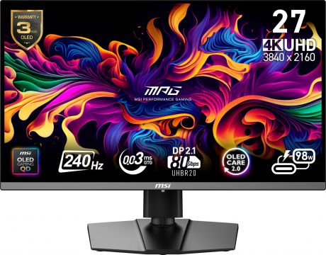 26.5" MSI MPG 272URX QD-OLED на супер цени