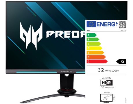 27.2" Acer Predator XB273UGS на супер цени
