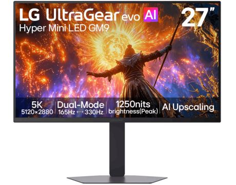 27" LG UltraGear evo AI GM9 на супер цени
