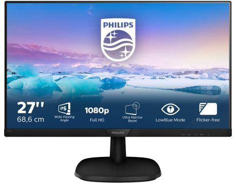 27" Philips V Line 273V7QJAB на супер цени