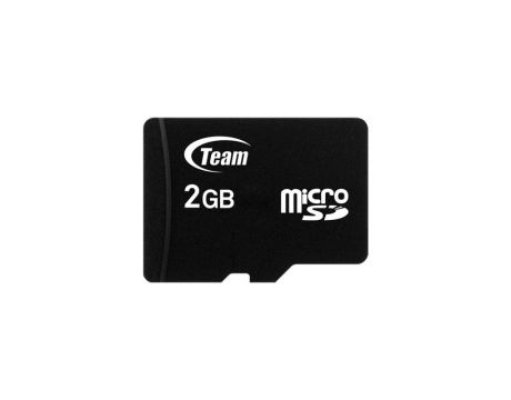 2GB Team Group microSDHC + SD Adapter, черен на супер цени