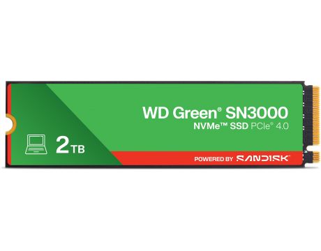 2TB SSD WD Green SN3000 Powered by SanDisk на супер цени