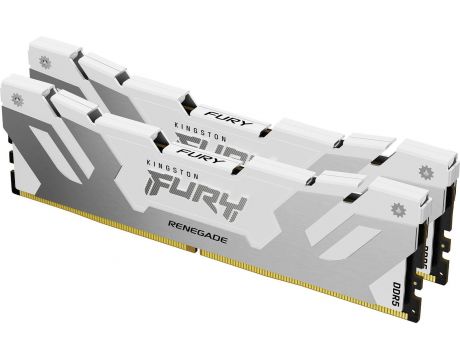 2x16GB DDR5 8000 Kingston Fury Renegade White XMP на супер цени