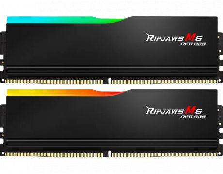 2x24GB DDR5 6000 G.SKILL Ripjaws M5 Neo RGB AMD EXPO на супер цени