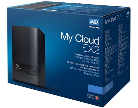 WD MyCloud EX2 WDBVBZ0080JCH 2x4TB на супер цени