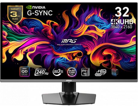 31.5" MSI MPG 321URX QD-OLED на супер цени