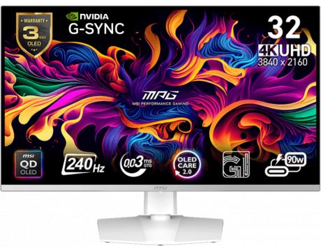 31.5" MSI MPG 321URXW QD-OLED на супер цени