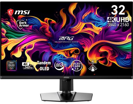 31.5" MSI MPG 322UR QD-OLED X24 на супер цени