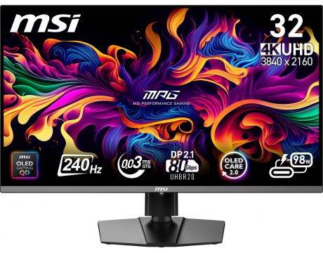 31.5" MSI MPG 322URX QD-OLED на супер цени