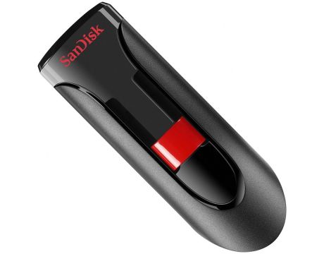 64GB SanDisk Cruzer Glide, черен/червен на супер цени